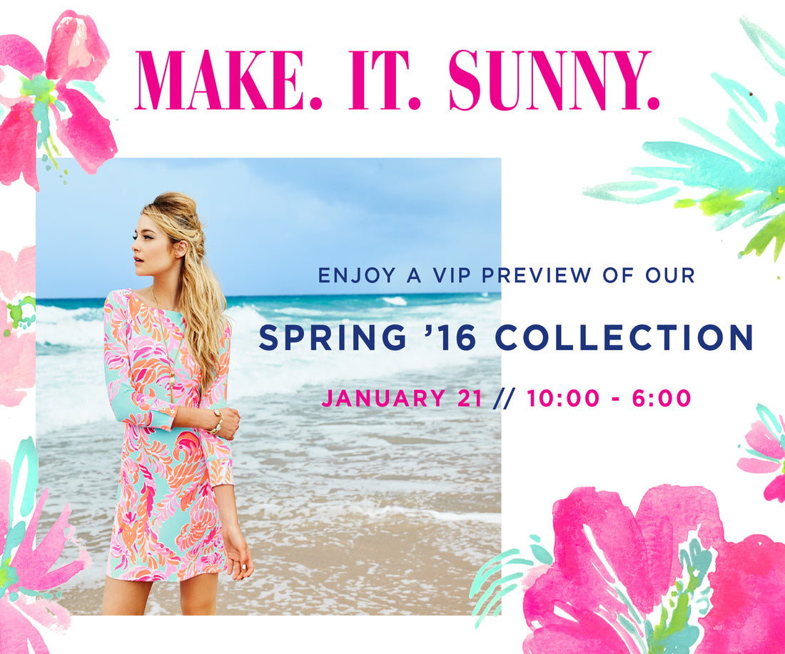 Spring 2016 Collection Preview - This Thursday!