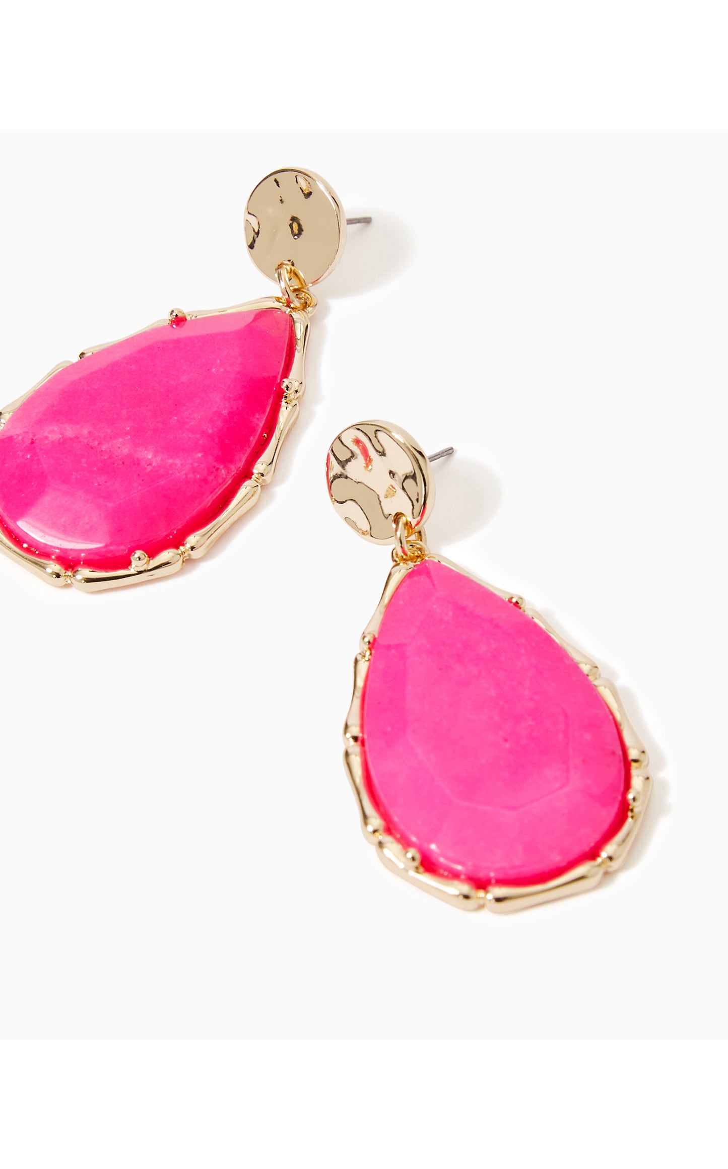 Moonlight Earrings in Pink Palms