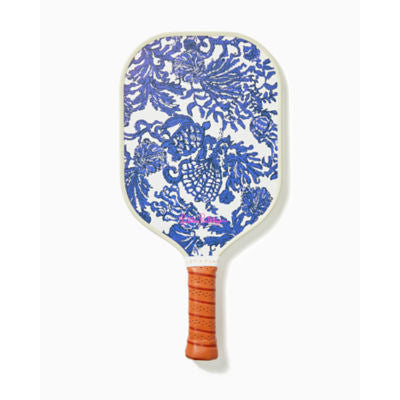 Lilly Pulitzer X Recess: Pickleball Paddle in Deeper Coconut Ride With Me/Poinsettia Red Island Vibes