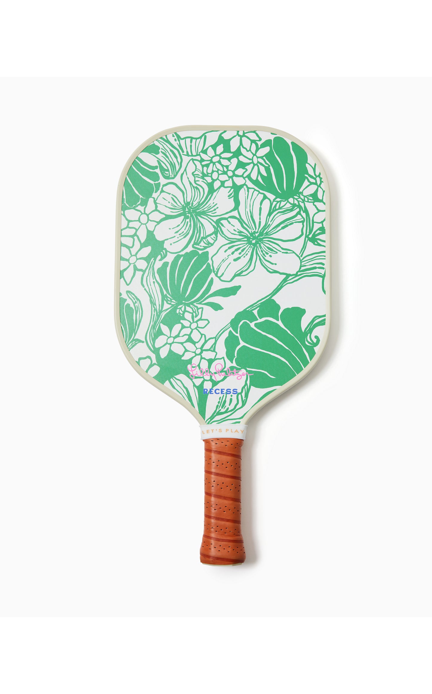 LILLY PULITZER x RECESS Pickleball Paddle in Spearmint Oversized Kiss My Tulips