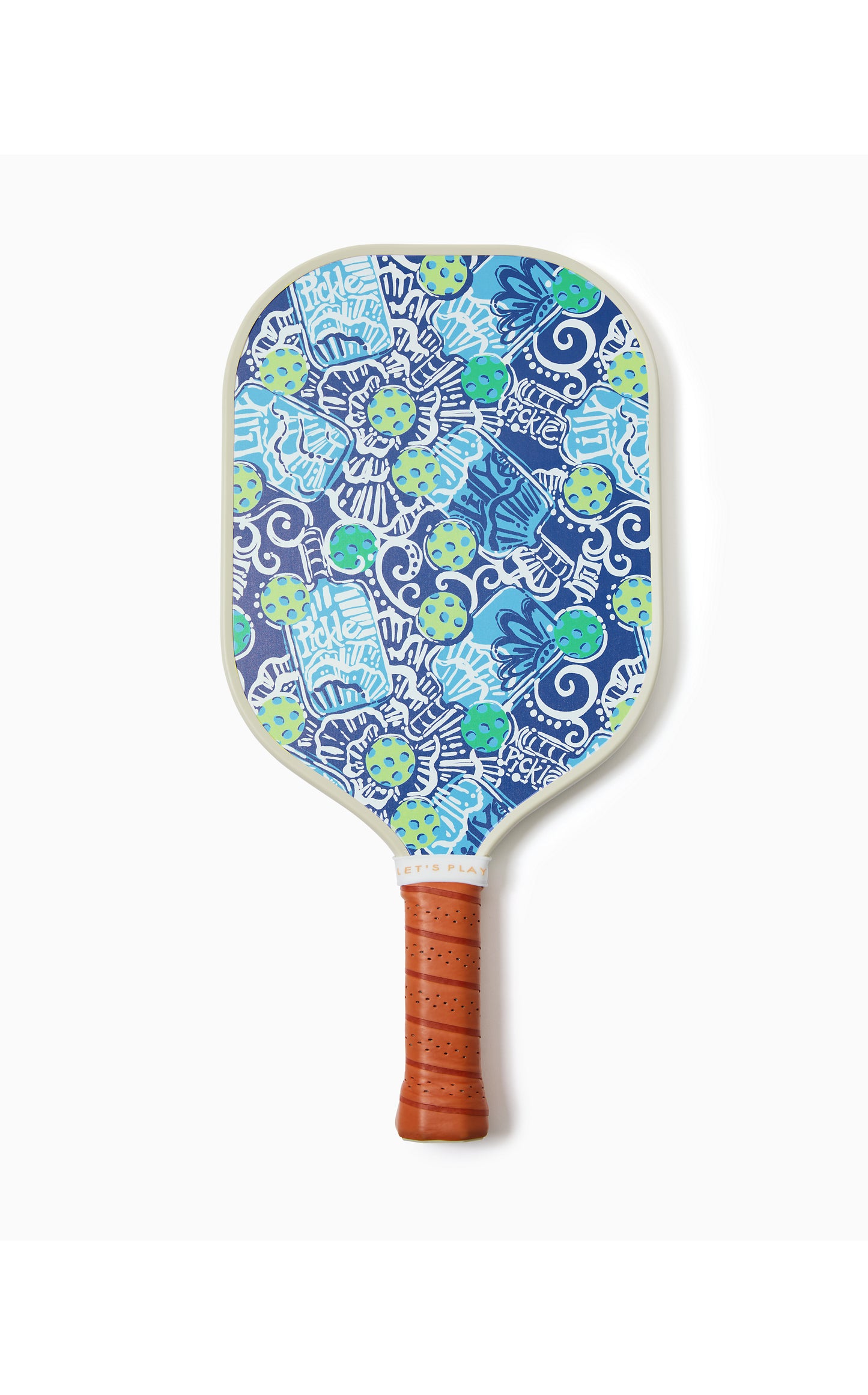 LILLY PULITZER x RECESS Pickleball Paddle in Spearmint Oversized Kiss My Tulips