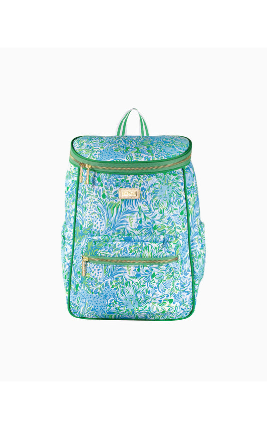 Backpack Cooler in Hydra Blue Dandy Lions