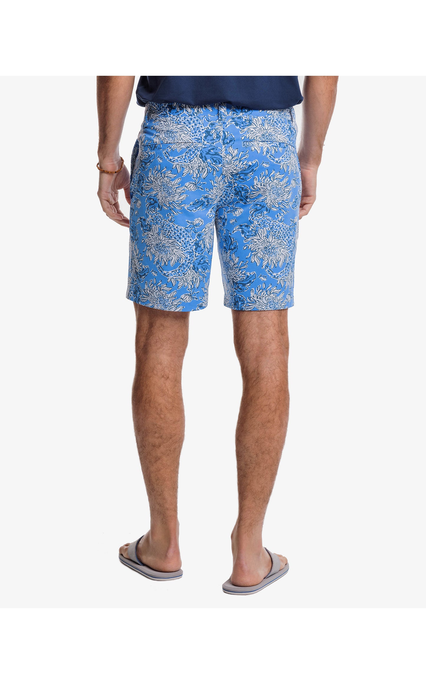 Lilly Pulitzer x Southern Tide: Men's Southern Tide Brrrdie Gulf Shorts in Boca Blue Croc and Lock It