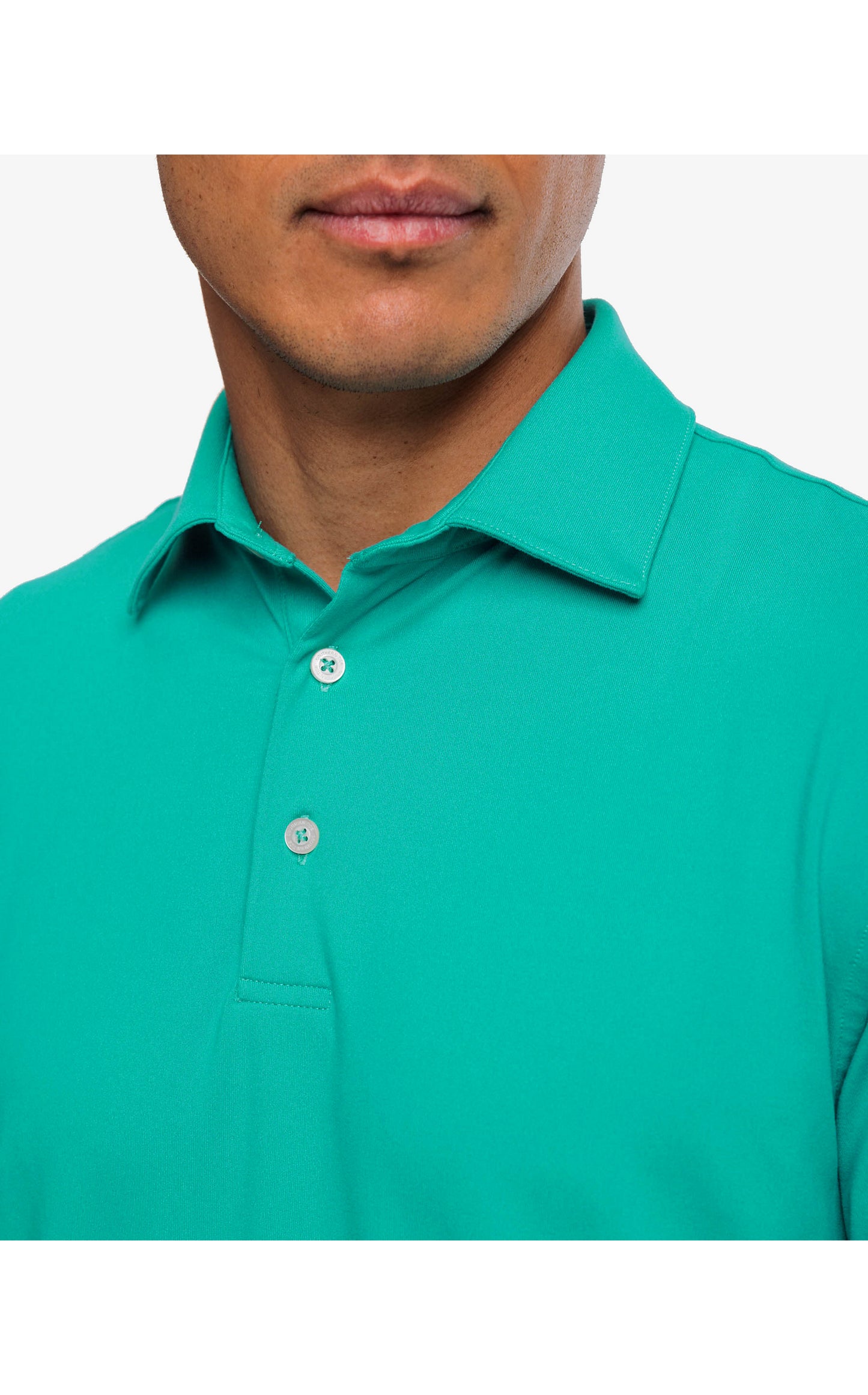 Lilly Pulitzer x Southern Tide: Men's Southern Tide Ryder Polo in Water Lilly Green