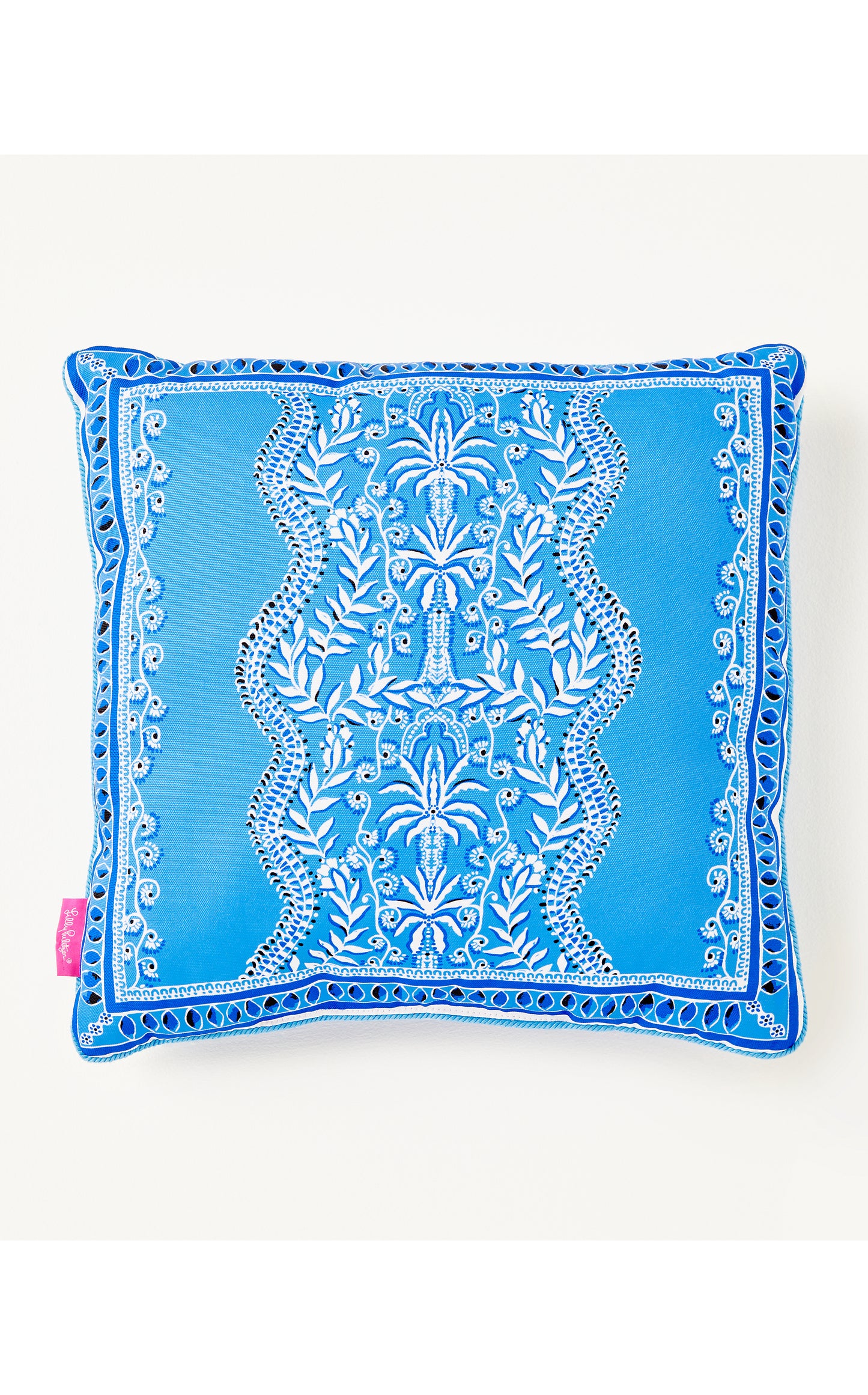 18" Indoor/Outdoor Pillow in Abaco Blue Have It Both Rays